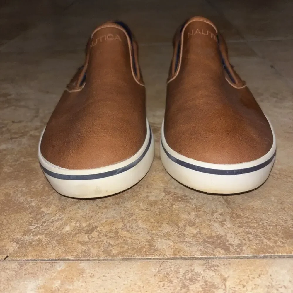 Nautica Kid's Brownish Slip-On Casual Shoe/Sneaker-Youth Akeley size 5